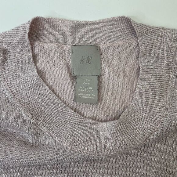 H&M | Small | Long sleeve Top| Shimmer - Picture 7 of 12
